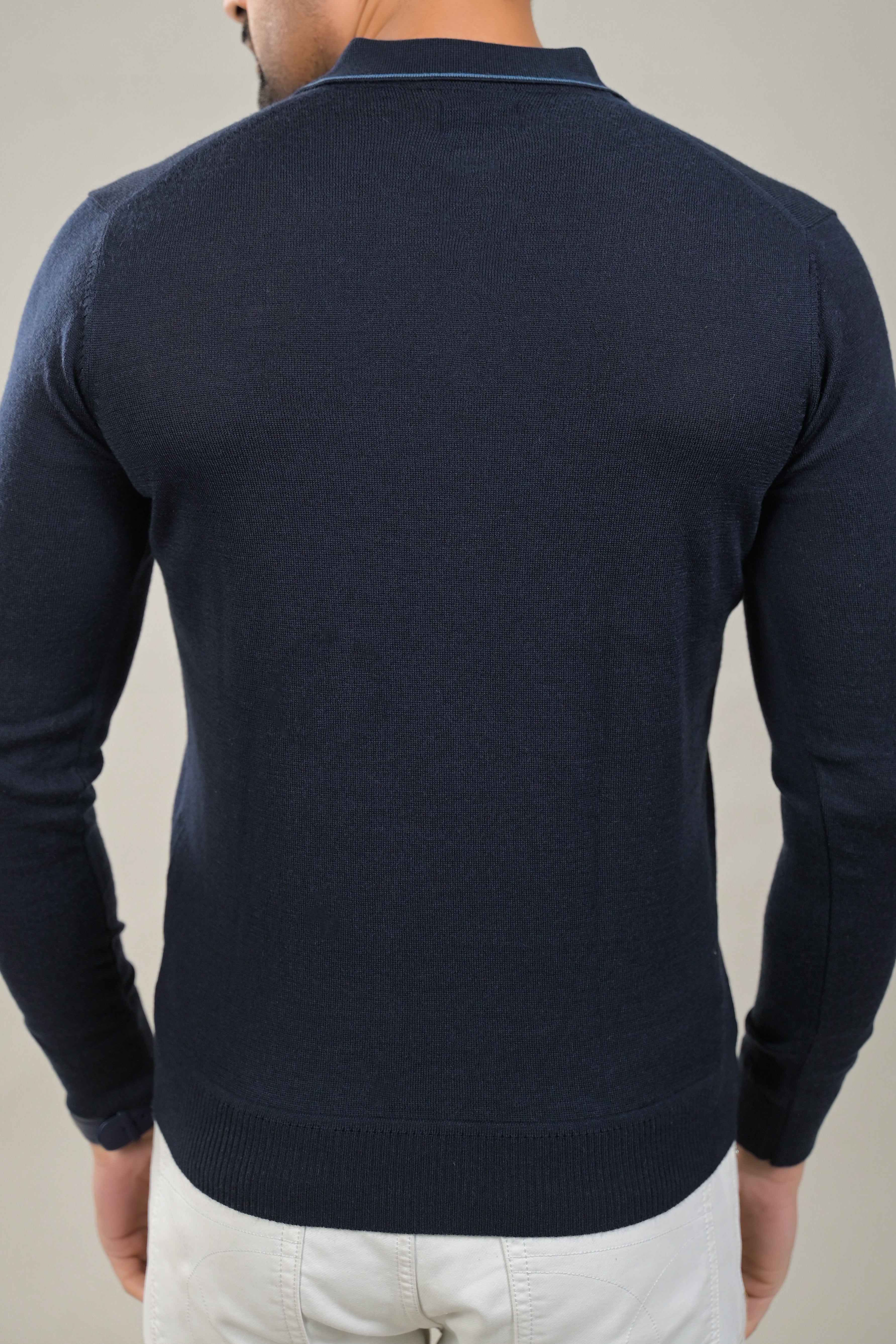 Raymond Mens Classic Textured Polo Neck Sweater
