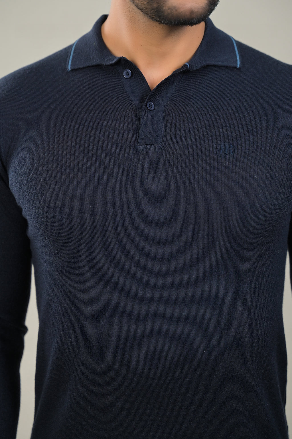 Raymond Mens Classic Textured Polo Neck Sweater