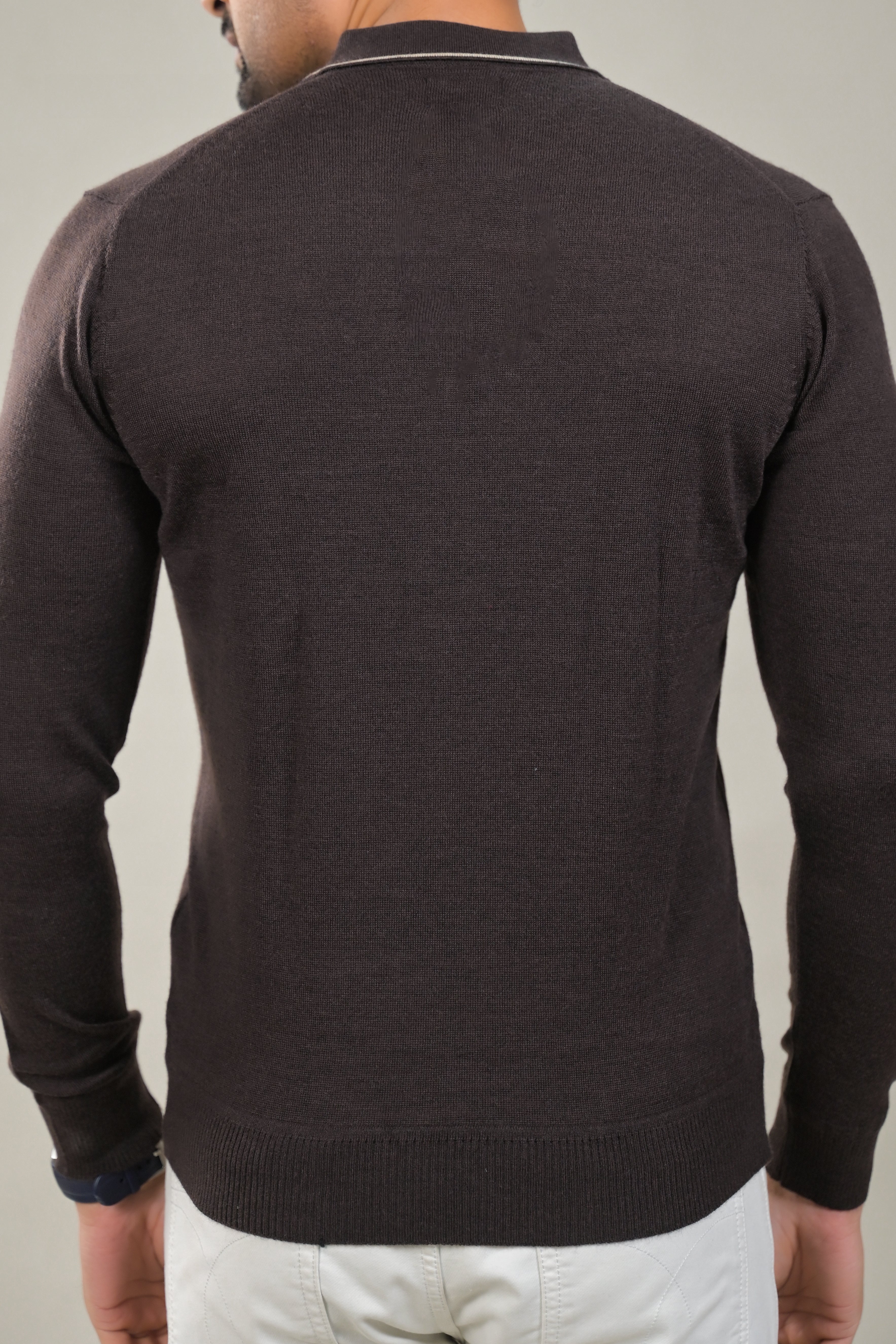 Raymond Mens Classic Textured Polo Neck Sweater