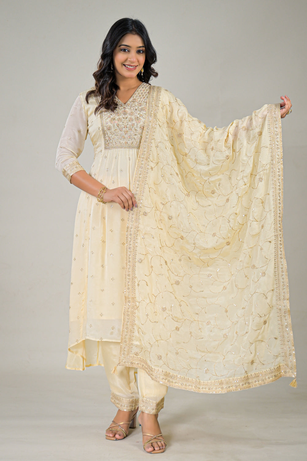 Soul Armor Festive Wear Kurta Palazzo Set