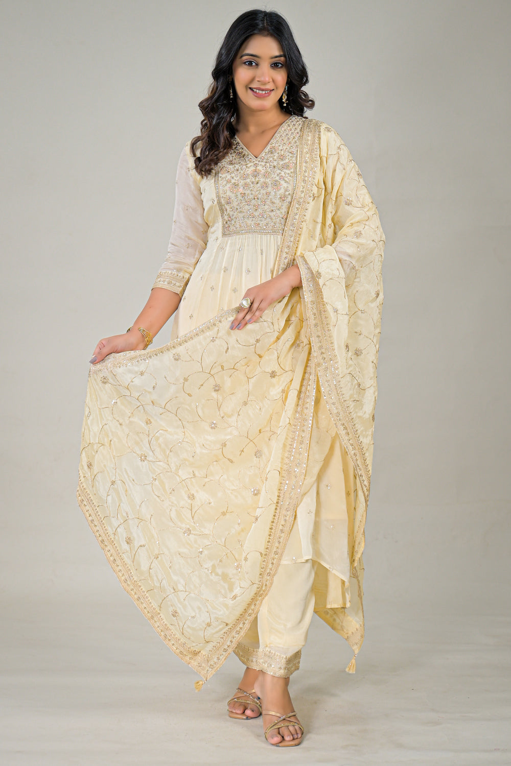 Soul Armor Festive Wear Kurta Palazzo Set
