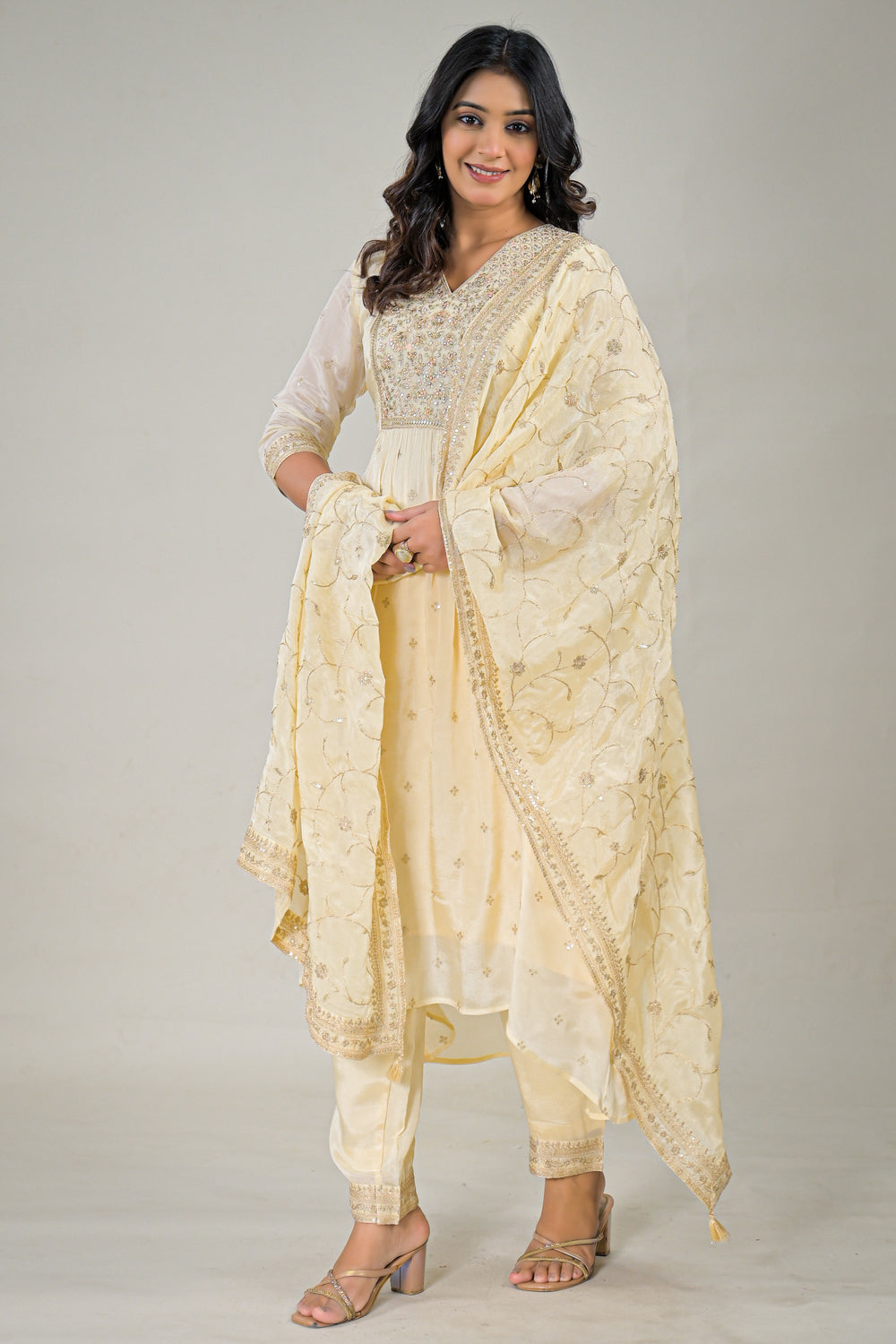Soul Armor Festive Wear Kurta Palazzo Set