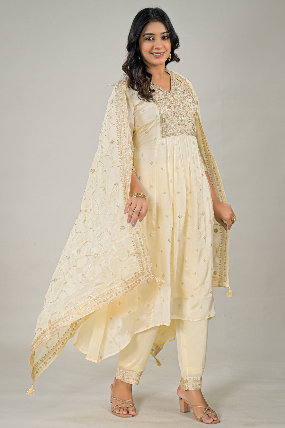 Soul Armor Festive Wear Kurta Palazzo Set