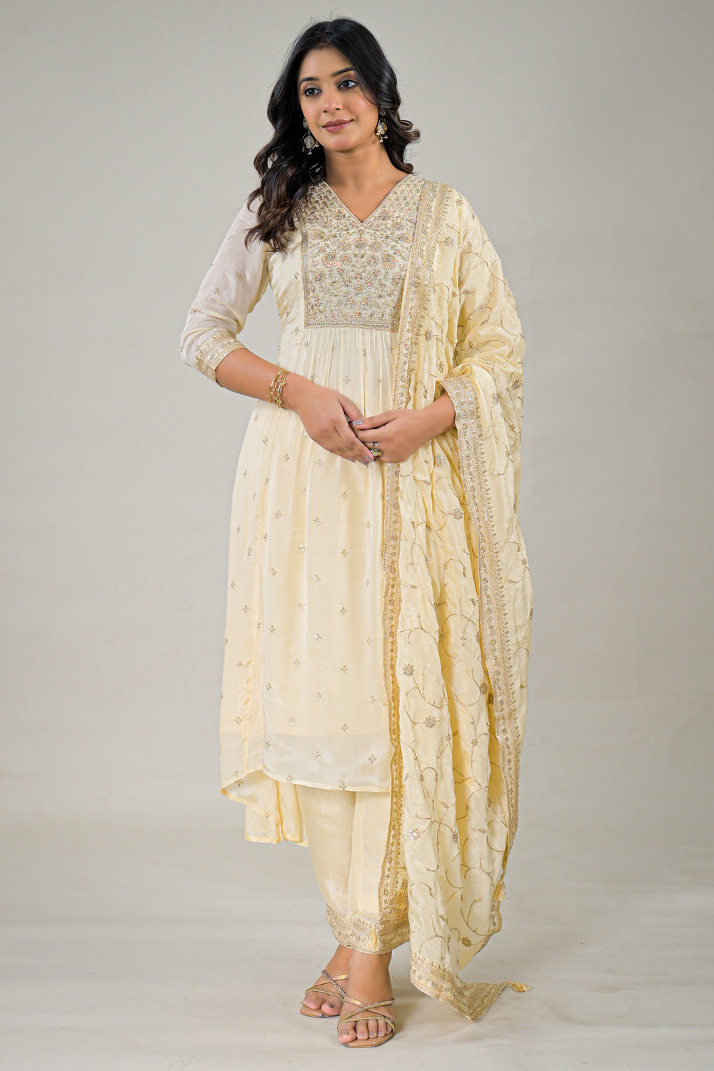 Soul Armor Festive Wear Kurta Palazzo Set