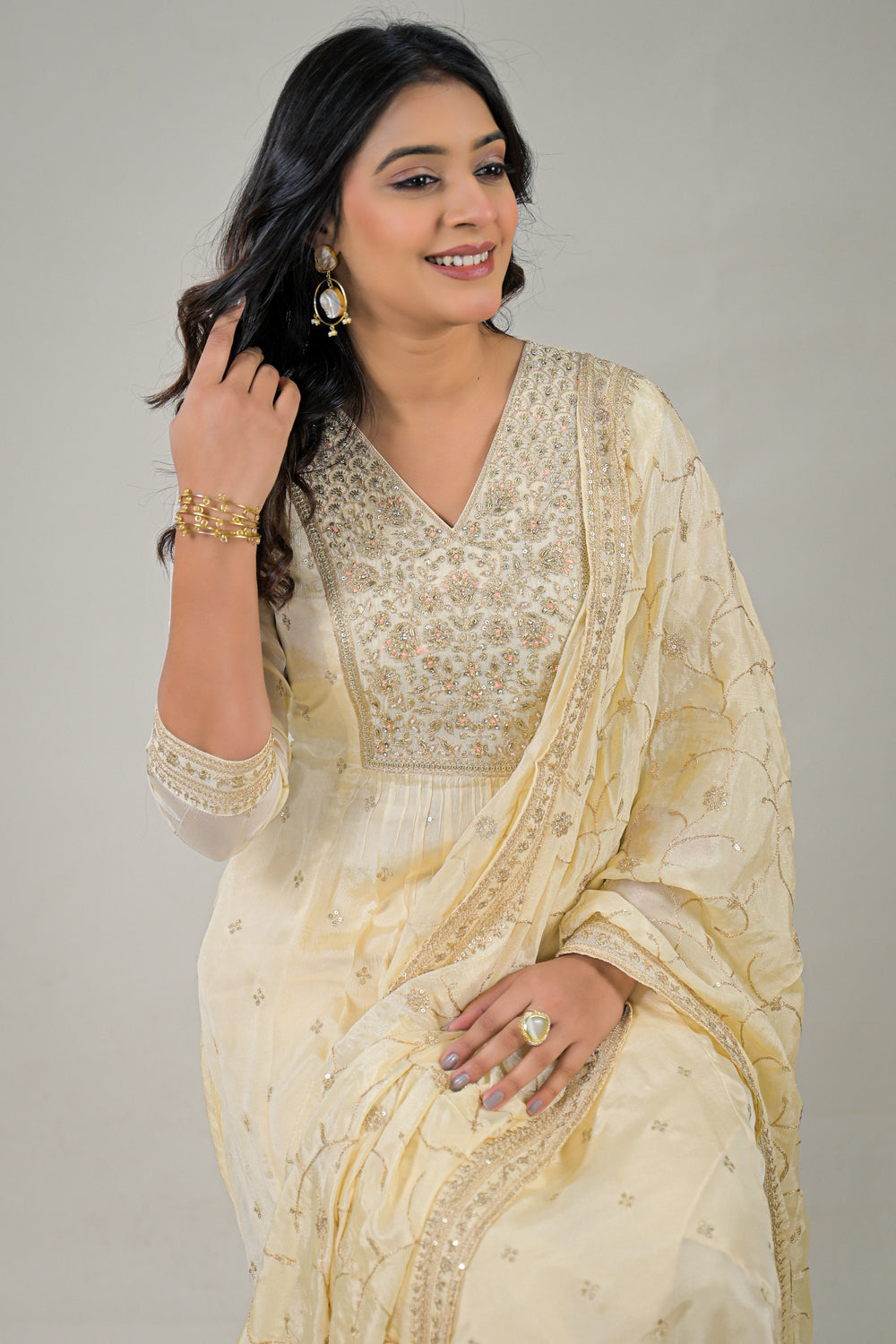 Soul Armor Festive Wear Kurta Palazzo Set