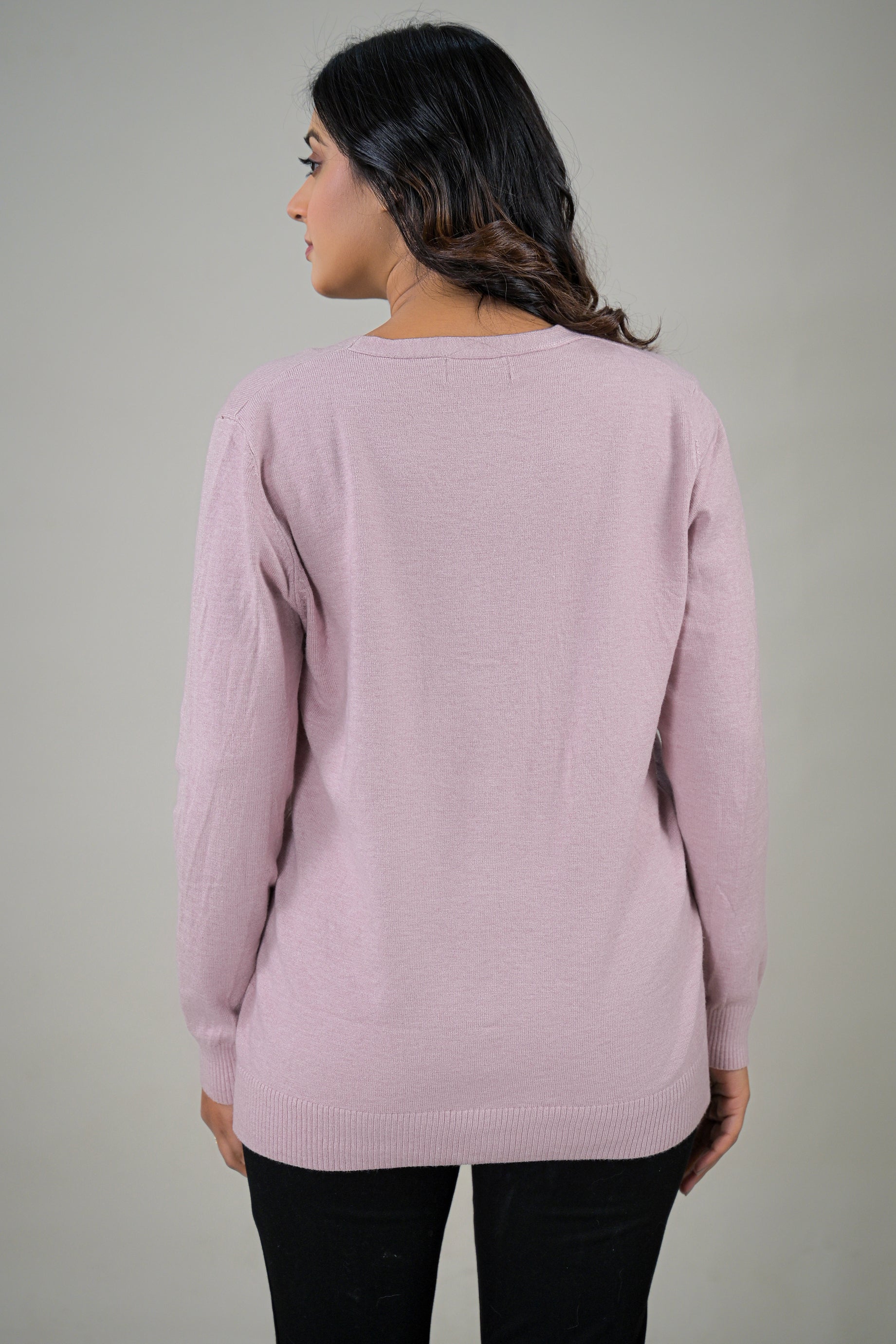 Soul Armor Solid Full Sleeve Button Cardigan Sweater