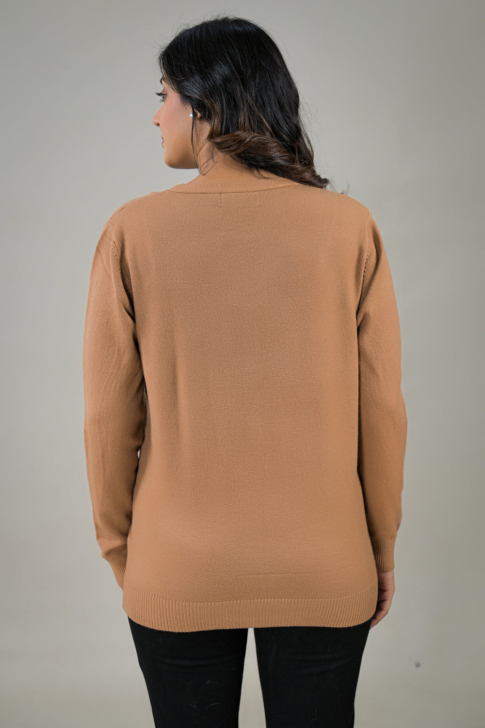 Soul Armor Solid Full Sleeve Button Cardigan Sweater