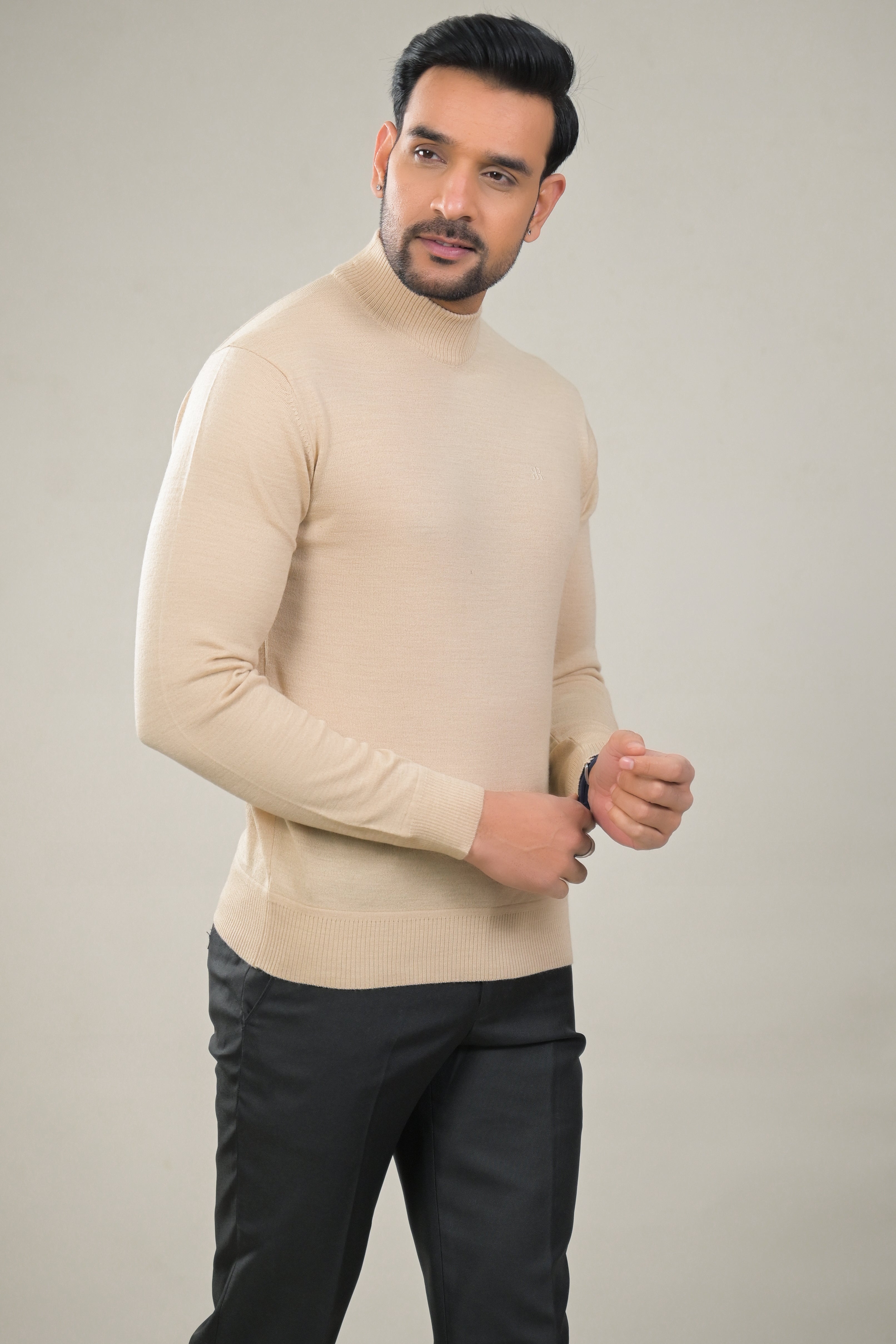 Raymond Full Sleeve Turtle Neck Pullover Sweater