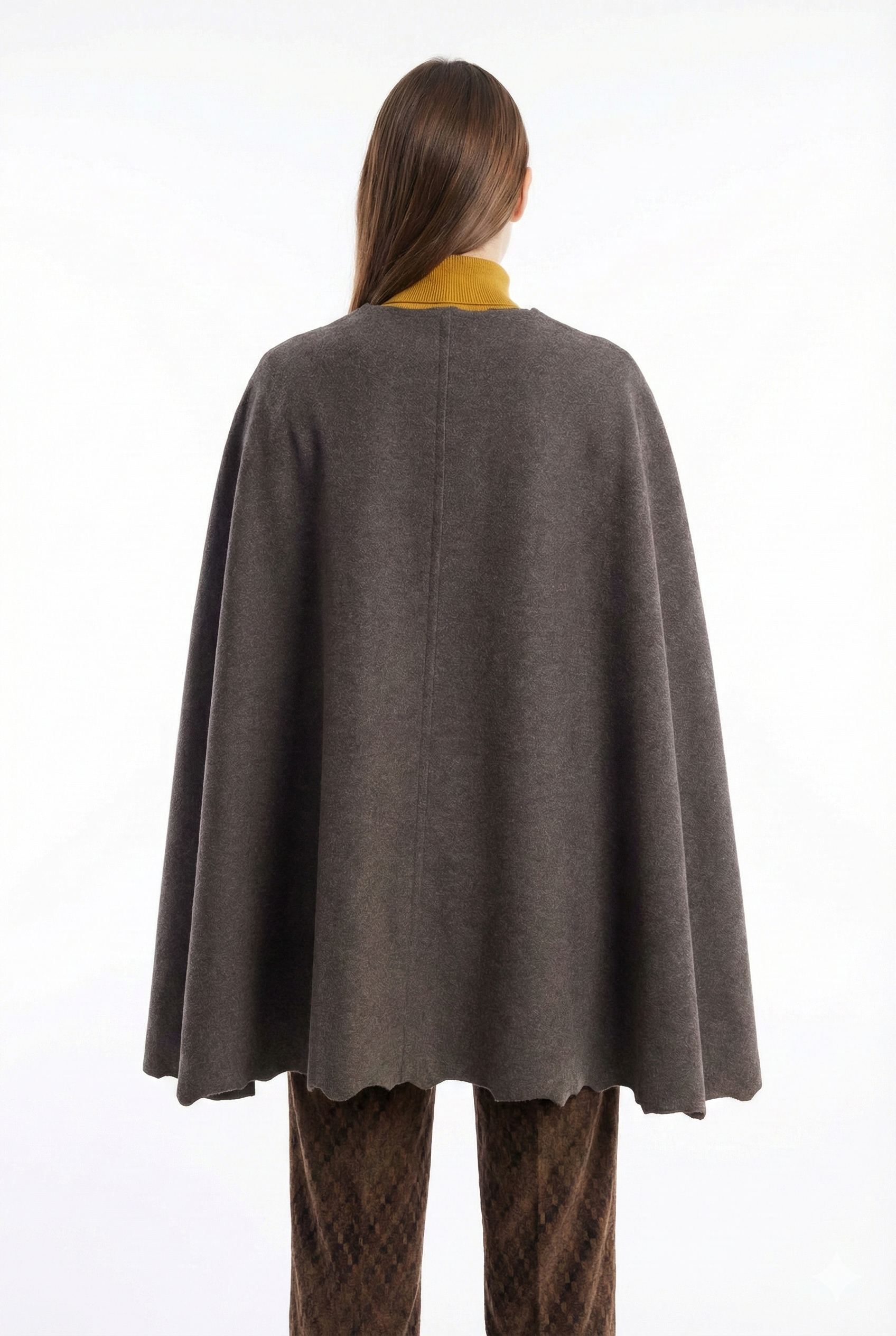 Soul Armor Women’s Solid Cape Style Winter Poncho Top