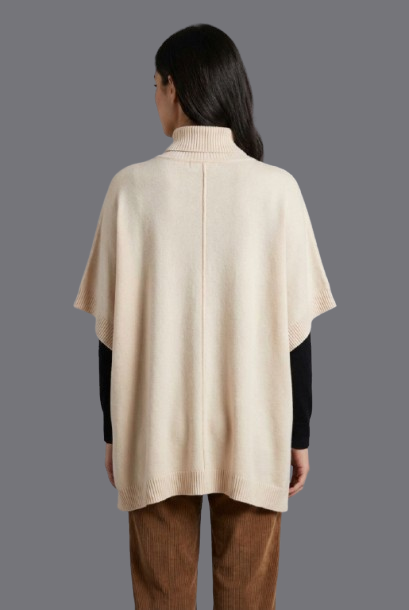 Elevate Women’s Diamond Pattern Knit Poncho Top