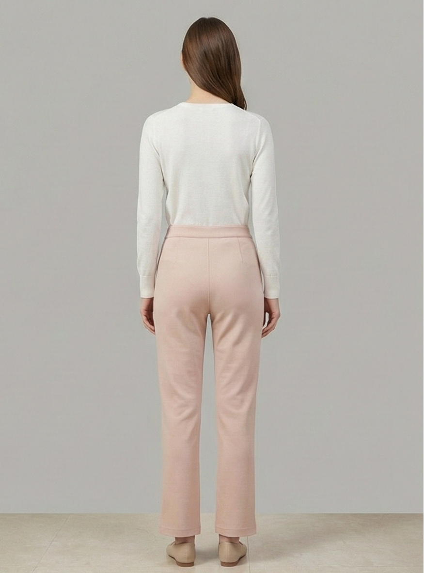 Soul Armor Ladies Solid Elegant Straight Cut with Smart Pocket Styling Pant