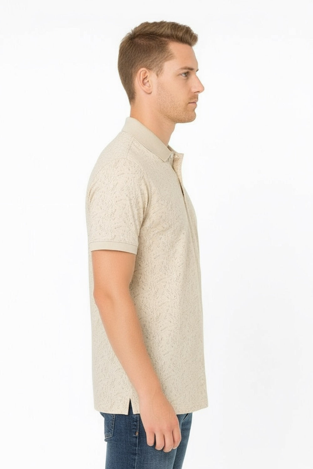 Parx Half Sleeve Textured  Polo T-shirt