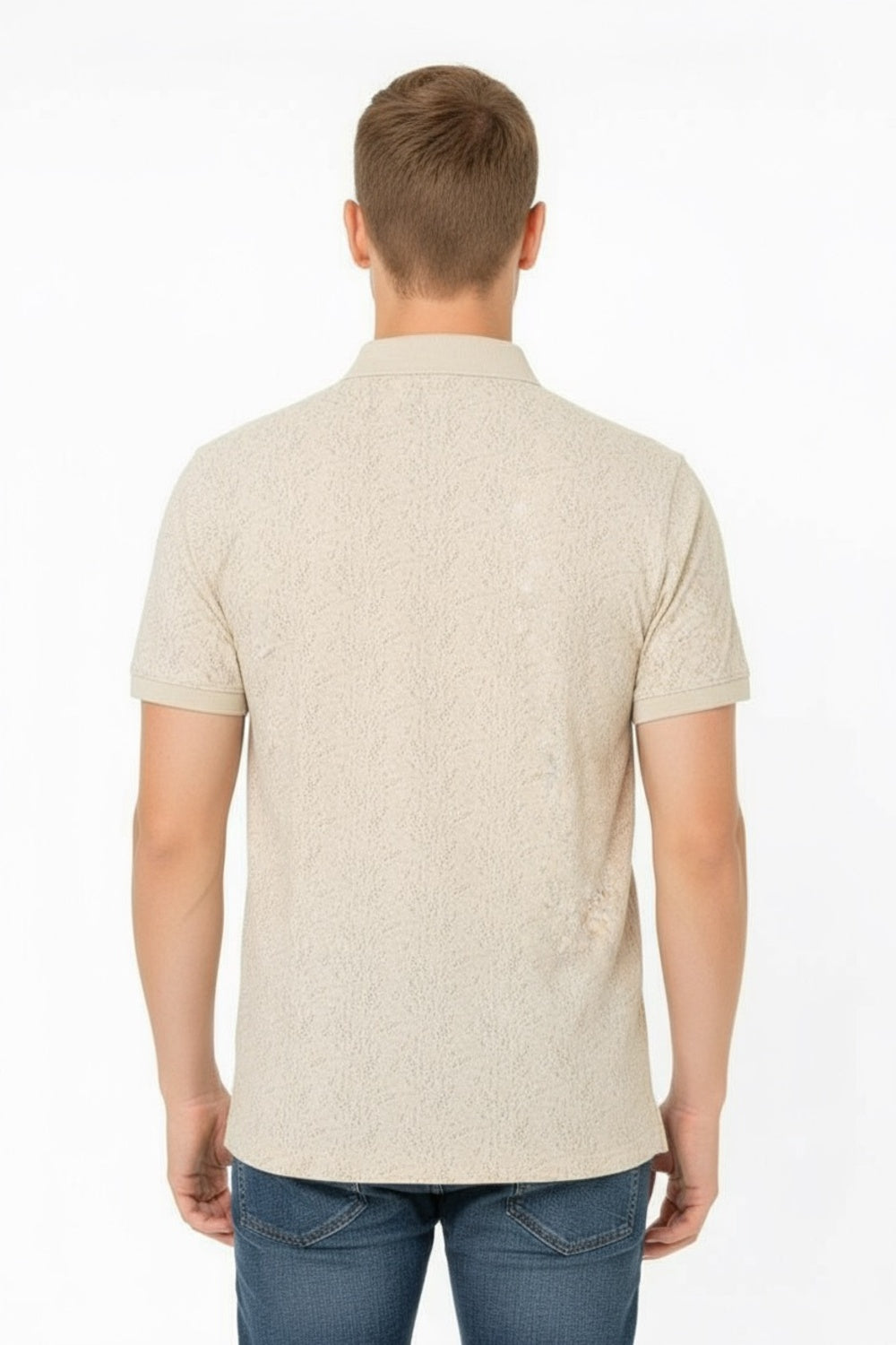 Parx Half Sleeve Textured  Polo T-shirt