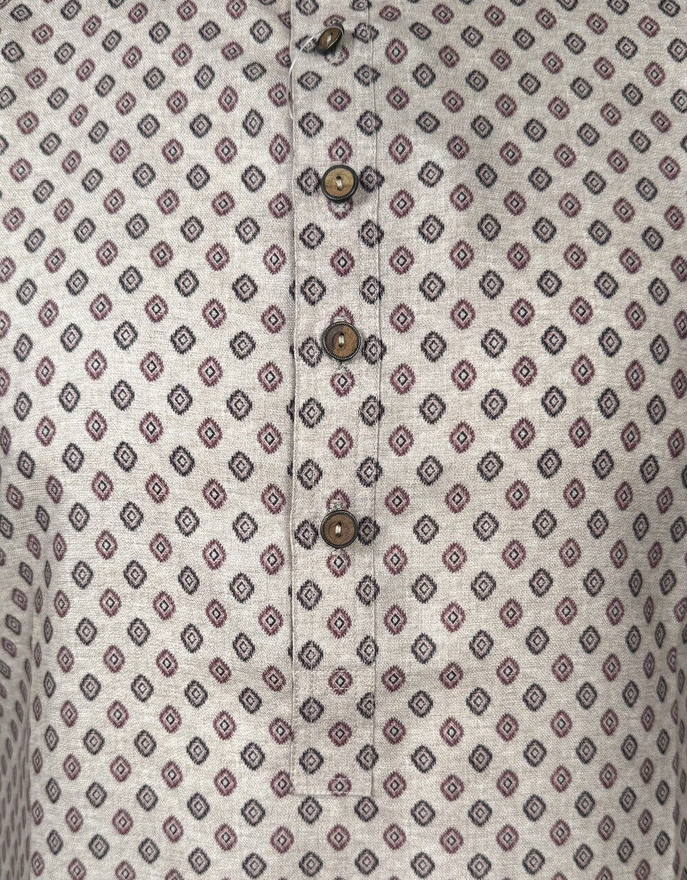 Soul Armor Mens Fine Geometric Ethnic Design Straight Fit Full Sleeve Kurta Set