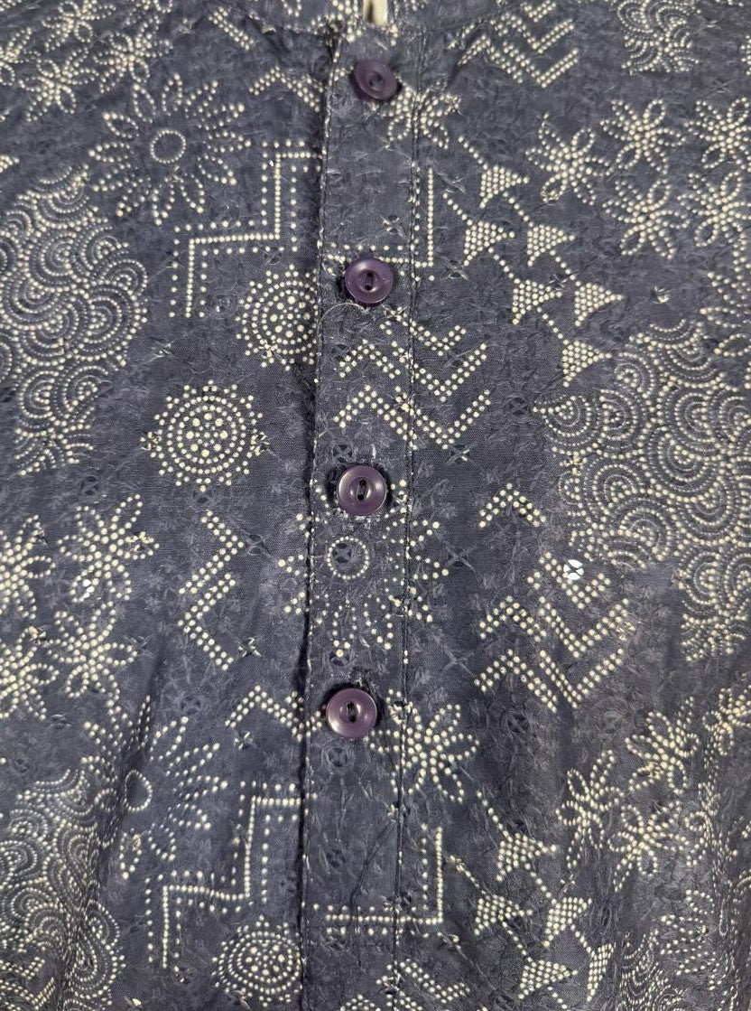 Soul Armor Mens Classic Royal Pattern Kurta Set