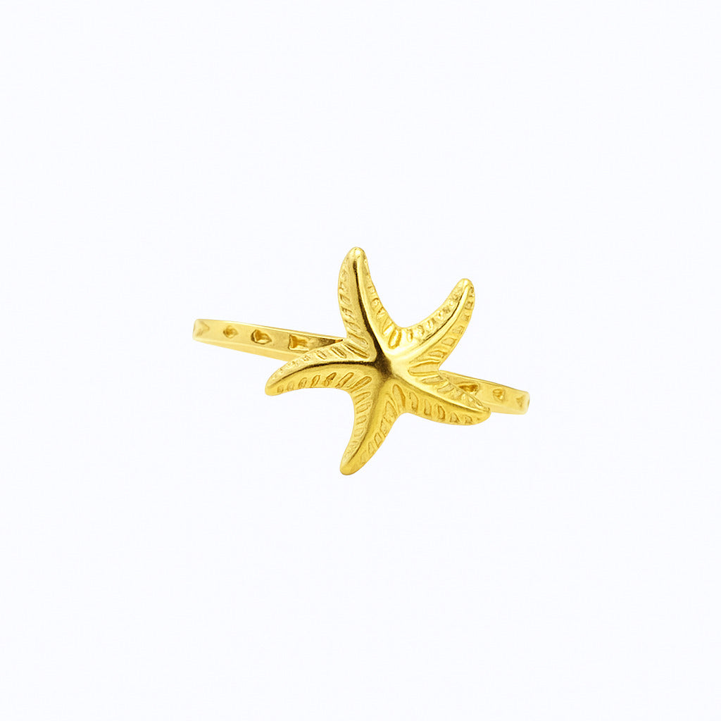 Starfish Gold Ring