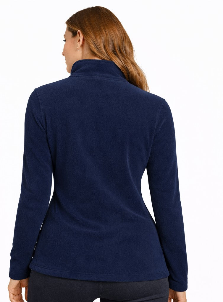 Soul Armor Solid Full Zip Fleece Winter Womens Jacket