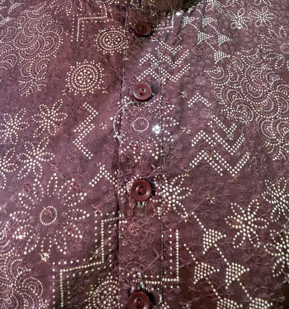 Soul Armor Mens Classic Royal Pattern Kurta Set