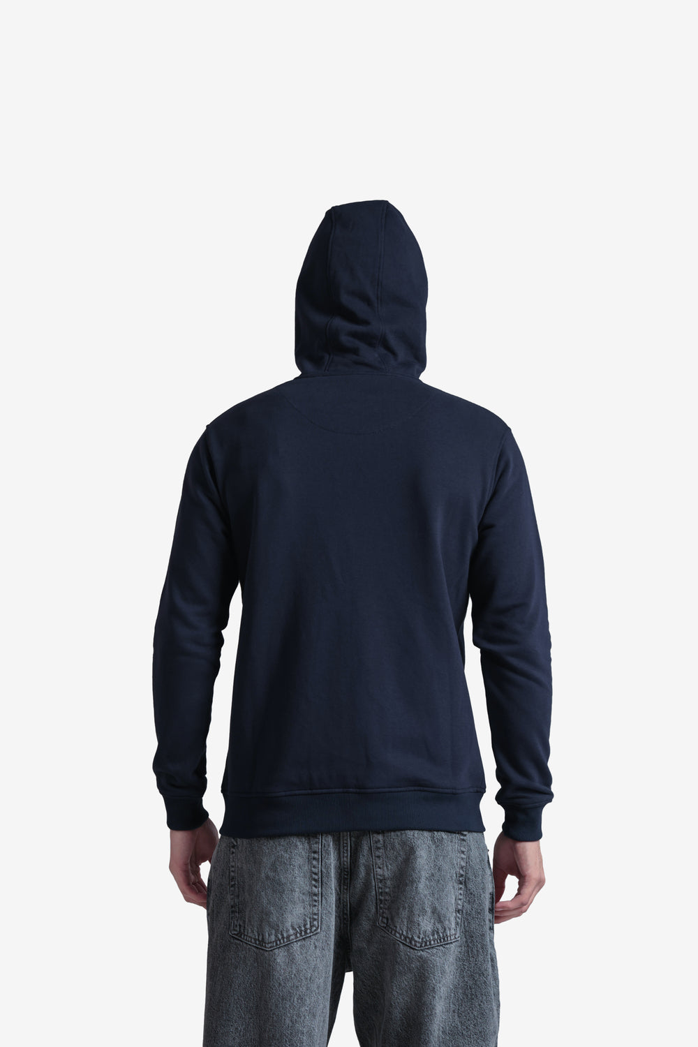 On-vers Solid Casual Zip-Up Hoodie