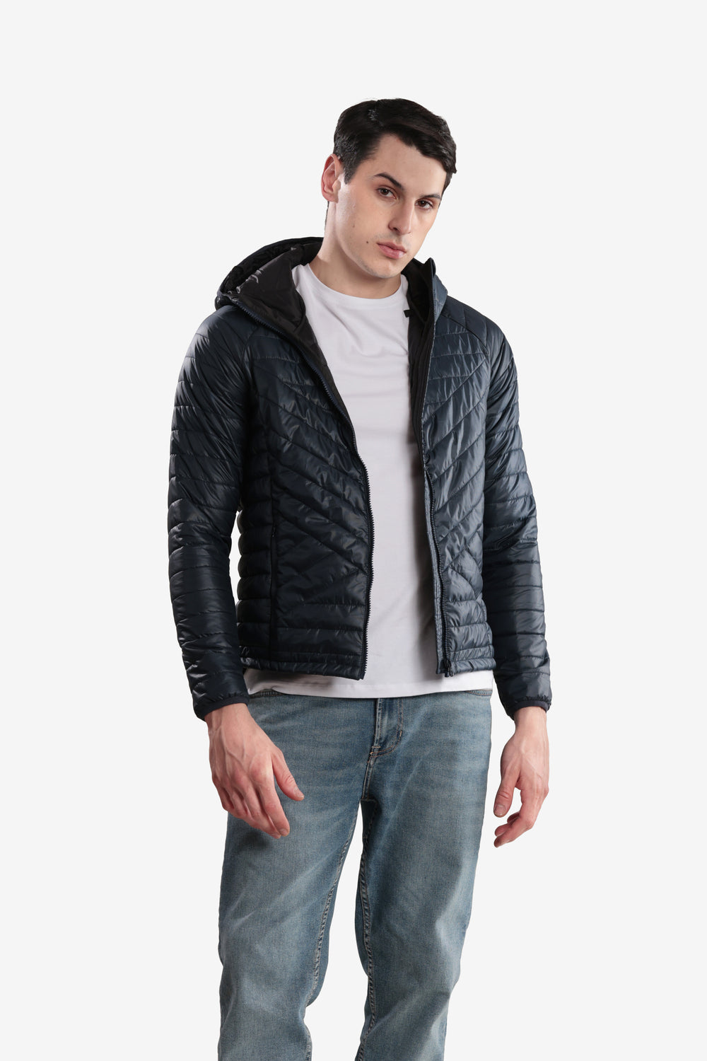On-vers Lightweight Quilted Men’s Hooded Puffer Jacket