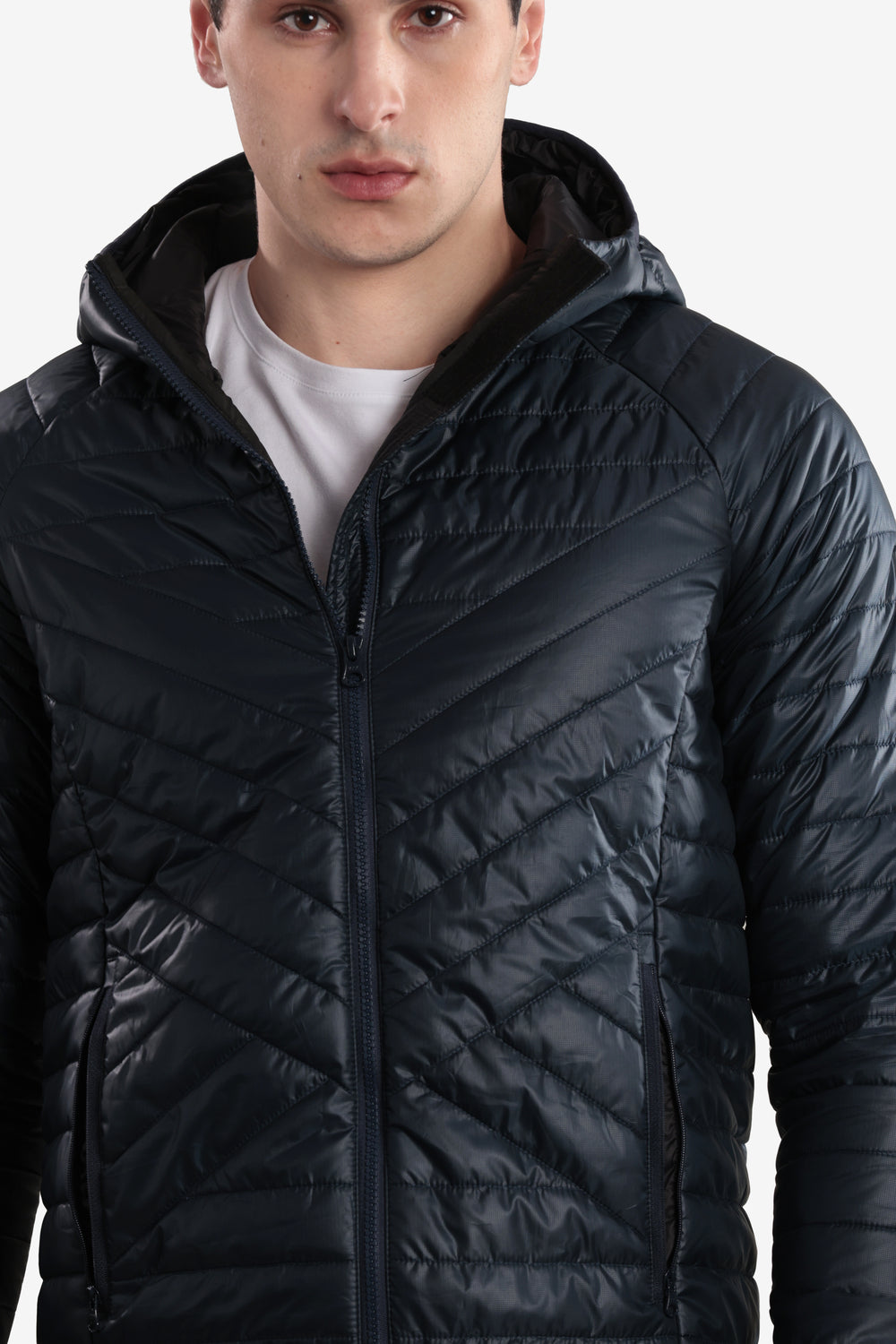On-vers Lightweight Quilted Men’s Hooded Puffer Jacket