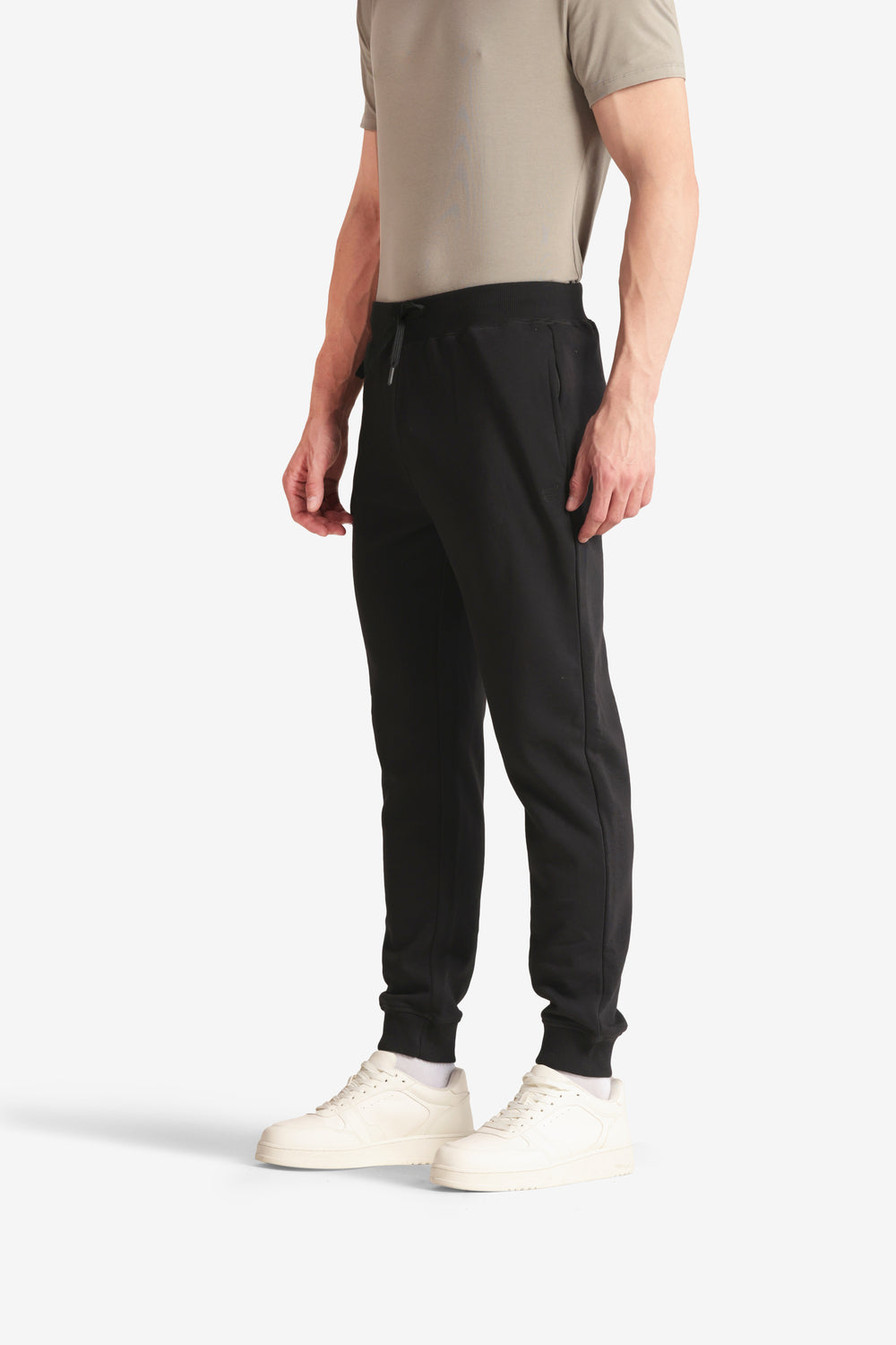 On-vers Solid Casual Drawstring Slim Joggers