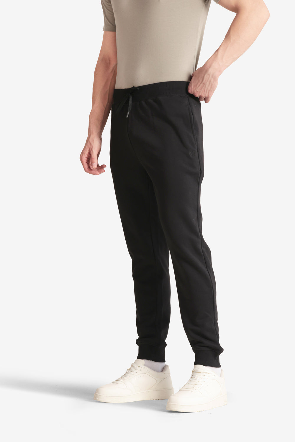 On-vers Solid Casual Drawstring Slim Joggers