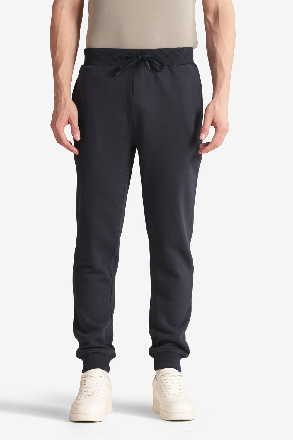 On-vers Solid Casual Drawstring Slim Joggers