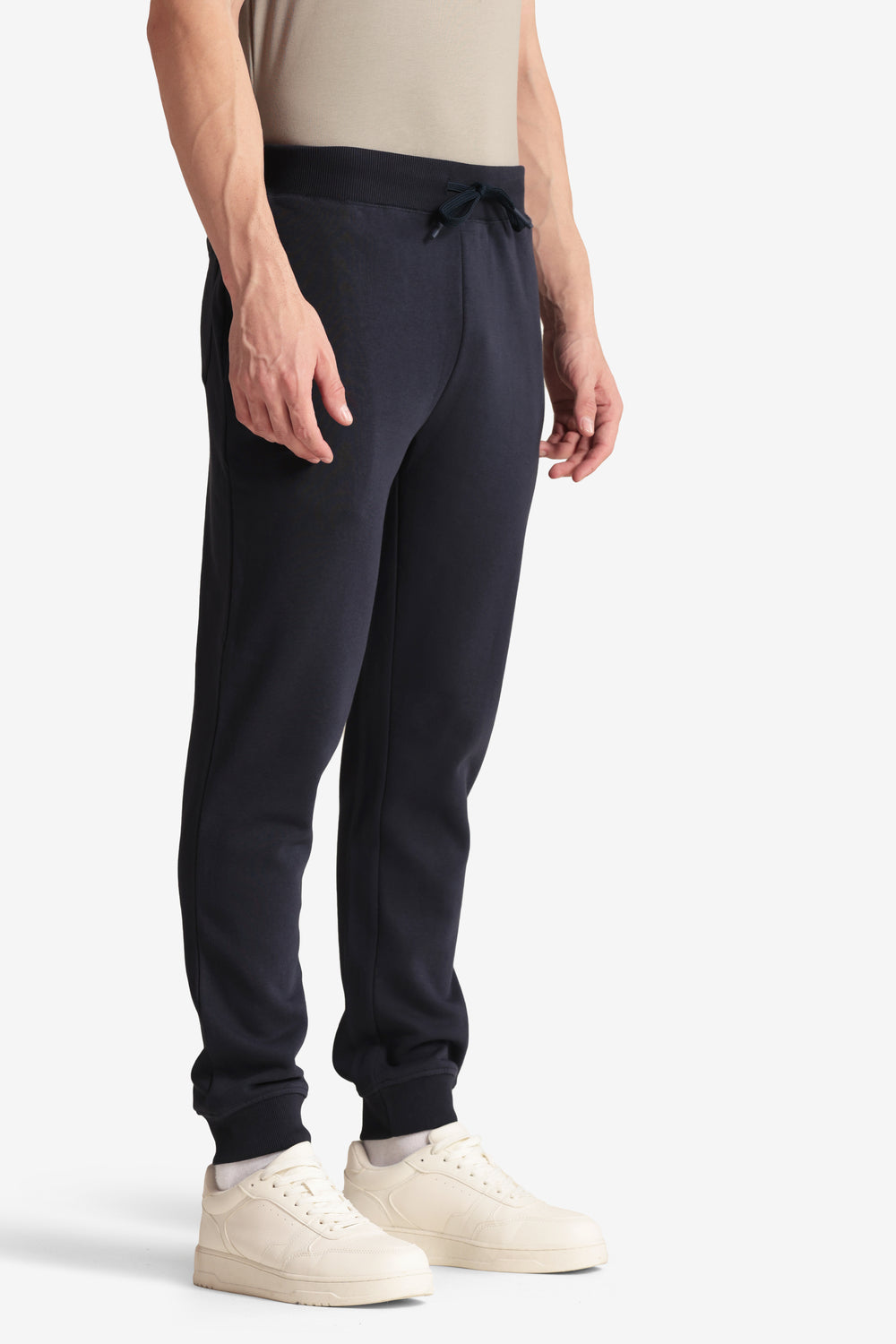 On-vers Solid Casual Drawstring Slim Joggers