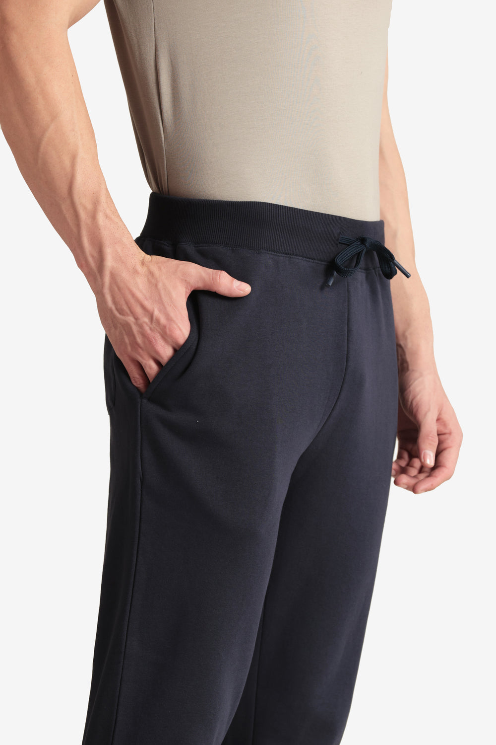 On-vers Solid Casual Drawstring Slim Joggers