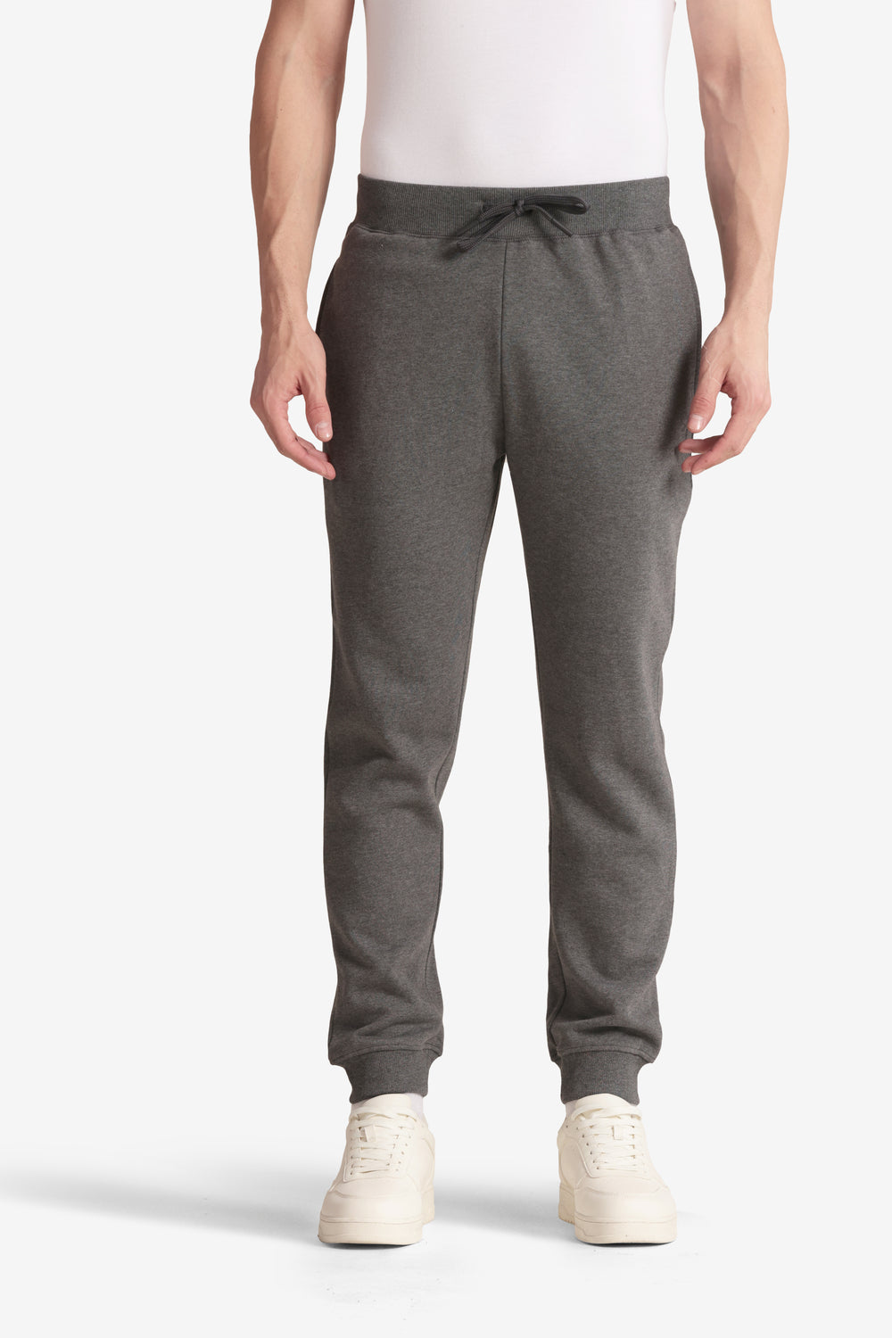 On-vers Solid Casual Drawstring Slim Joggers