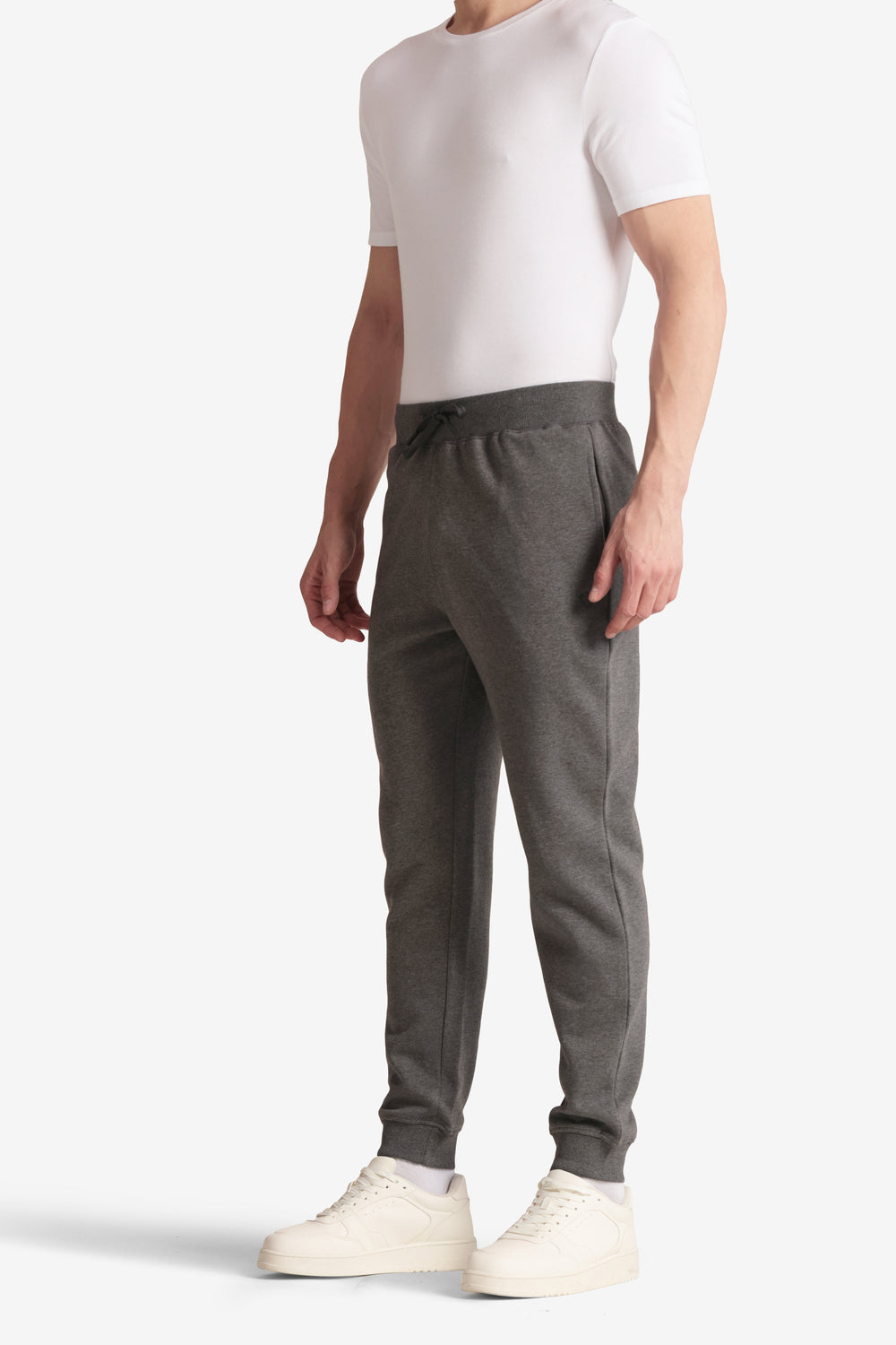 On-vers Solid Casual Drawstring Slim Joggers