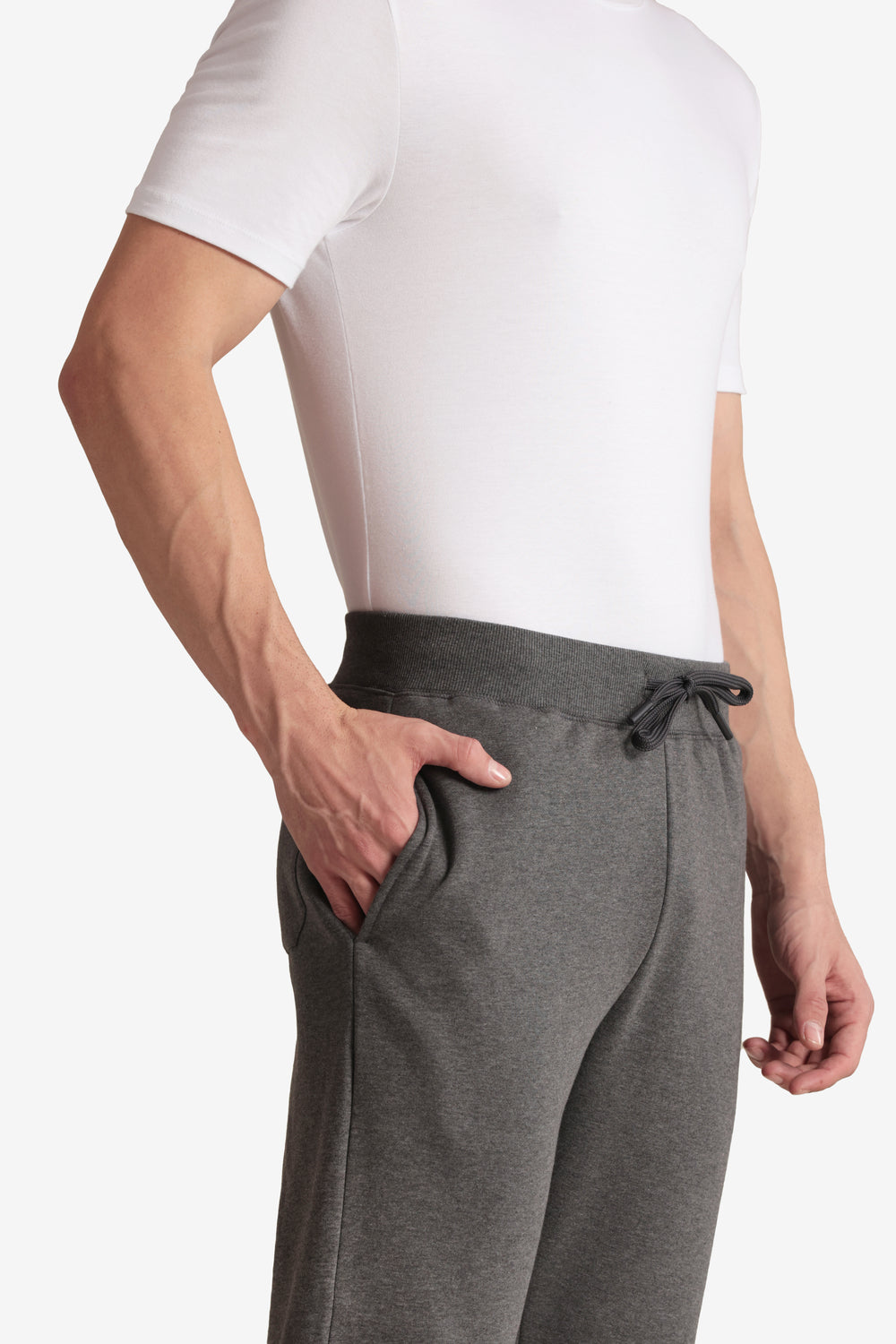 On-vers Solid Casual Drawstring Slim Joggers