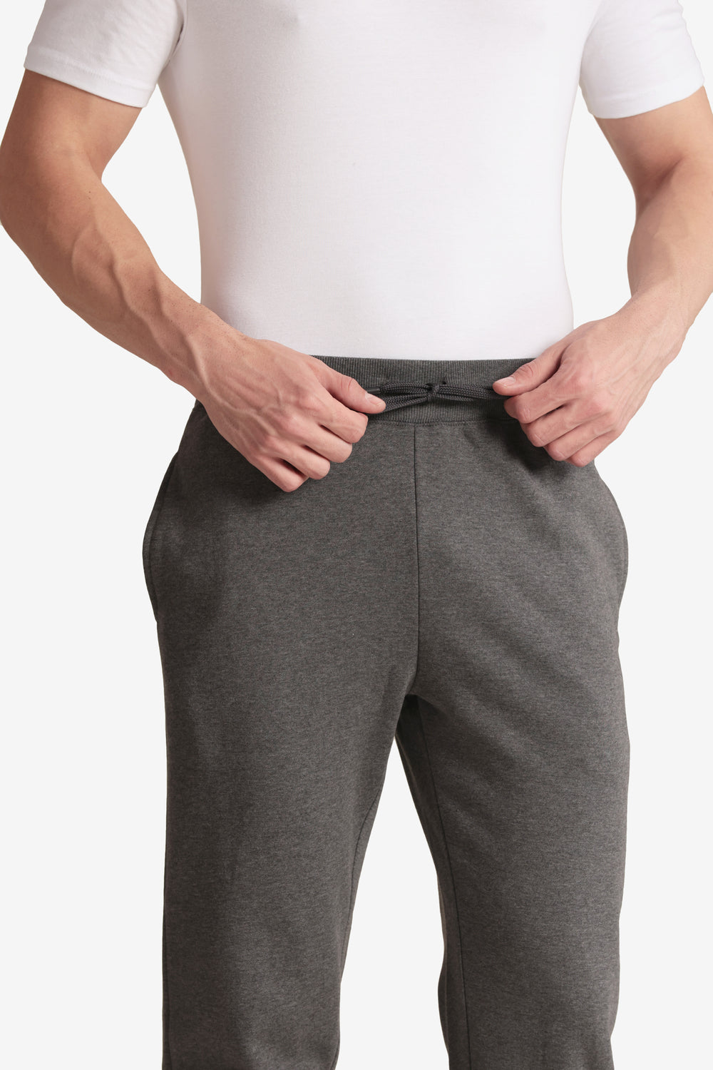 On-vers Solid Casual Drawstring Slim Joggers