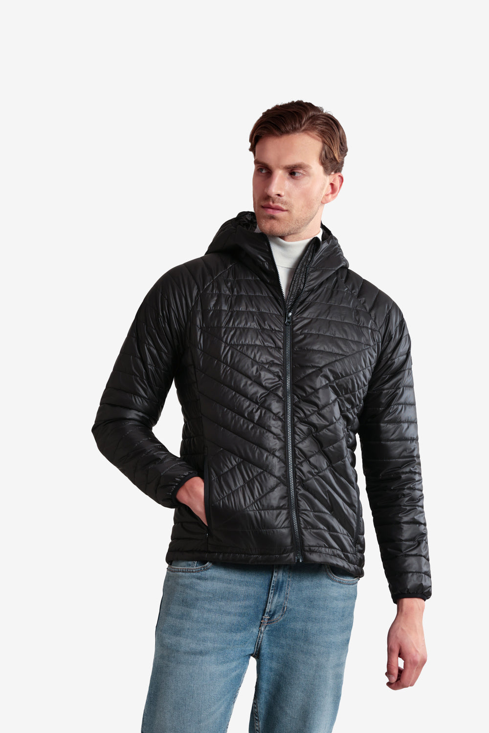 On-vers Lightweight Quilted Men’s Hooded Puffer Jacket