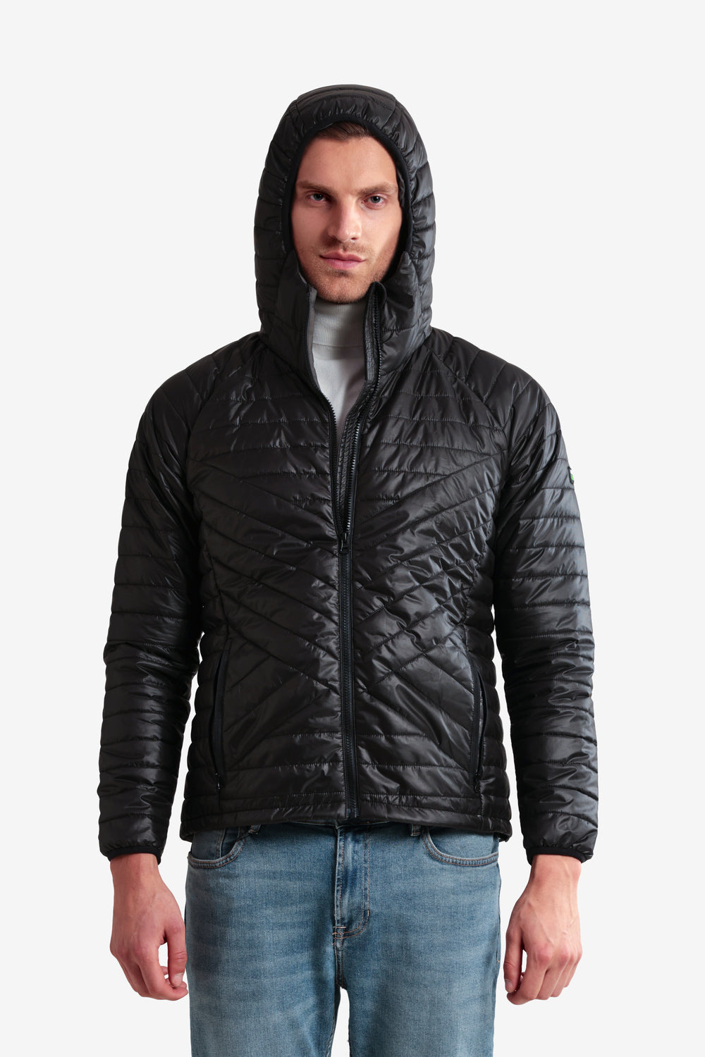On-vers Lightweight Quilted Men’s Hooded Puffer Jacket
